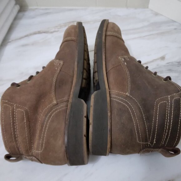 Ecco | Bendix Cap Toe Hydromax Suede Leather Ankle Boot Brown | Size 8 (EU 41) - Picture 5 of 8